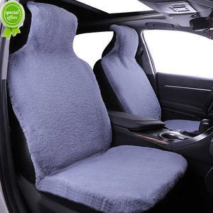 Novo 1pc Front Faux Furry Furry Universal Fit Capas de assento de carro quente Mat de carro Autumn Inverno A quente para Toyota Nadia para Ford Transit