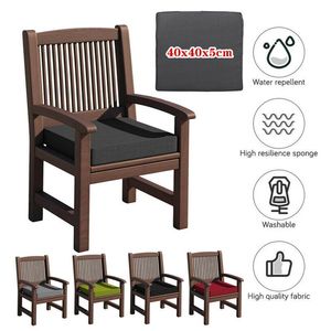 Pillow /Decorative 40x40x4cm Waterproof Garden Rattan Chair Seat Pad Removable Patio Outdoor Home Replacment