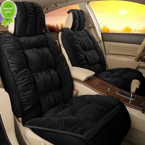 New Luxury Plush Car Seat Covers Automobiles Seat Cover Cushion Pad Car Seat Protector Set Universal Winter Car Interior Accessories