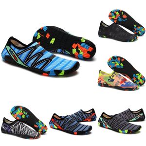 Scarpe da acqua Donna scarpe da uomo antiscivolo Swim Green Orange Dark Grey bianco nero Diving Outdoor Barefoot Quick-Dry taglia eur 36-45