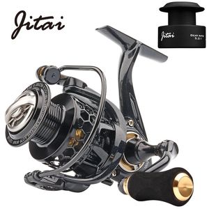 BAITCASTING REELS JITAI SINNING REEL MED FREE SPOOL 10 1BBS Lätt CNC Aluminium Saltvattenhjul Karp Fiske Carretilha