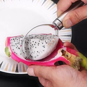 Stainless Steel Fruit Pulp Remover Seed Digger Tools Vegetable Mango Slicer Melon Watermelon Splitters Removing Kitchen Accessories