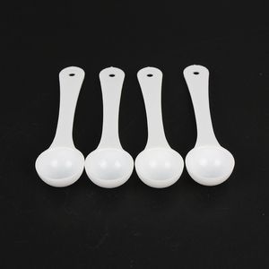 1G Professional Plastic 1 Gram Scoops Spoons For Food Milk Washing Powder Medcine White Measuring Spoons dh2120