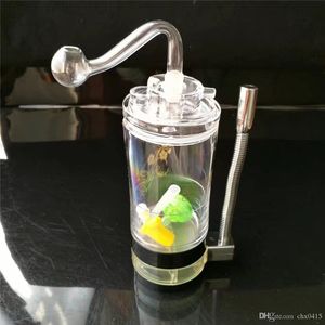 El acrílico con el pote de la lámpara del alcohol vende al por mayor el vidrio Bongs, la cachimba de cristal, los accesorios del tubo de humo