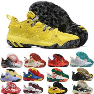 Uomo Uomo Hardens Vol.6 6S VI Scarpe da basket da uomo Scarpe da ginnastica per allenamento sportivo all'aria aperta Taglia GSolar Giallo Rosso Reti Supporto Icey Pink Futurenatural Blu US7-12