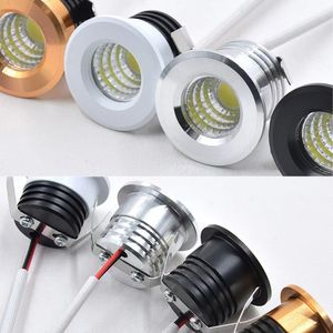 Mini oświetlenie punktowe LED Downlight COB 3W Led Spot 110V 220V 12V kryty reflektor do szafki sufitowej prezentacja Loft dekoracje