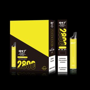 Puff 2800 Dostępne smaki pióra Vape 10 paczek produkcja hurtowa