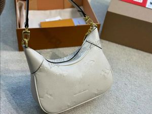 Högkvalitativ BAGATELLE Hobo Bag Dam Axel CrossBody Väskor Läder Handväska Lyx