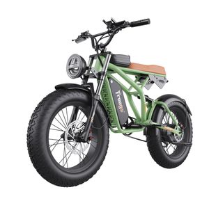 Fettdäckelektrisk cykel 20 tum 1400W elektrisk cykel med 48V 22,5AH avtagbart batteri 45 miles max hastighet urban elektrisk cykel shimano 7 hastighet