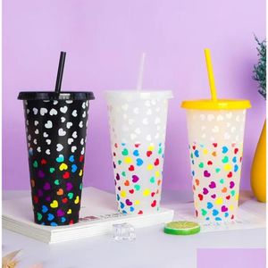 Tumblers Creative Love Color Change