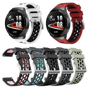 Water-proof breathable sport band replaceable Straps Silicone Rubber for huaweii fit Silicone Strap for Huaweii Watch Strap