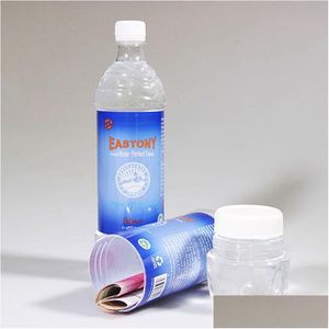 Botellas de agua Desvío Forma de botella Sorpresa Secreto 710Ml Den Contenedor de seguridad Stash Caja de seguridad Frascos de plástico Organización Drop Deli Dhenp