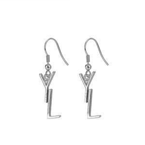 2023 bride designer earring cool womens play stud orecchini femme fashion jewellery letter elegant ice out alloy diamond luxury male earrings rhinestone ZB033 F23