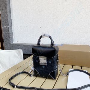 Mini lås fångst axlar väska kvinna lyxhandväskor toppkvalitet designer cross body väska klassiker tryckning kväll väskor koppling totes hobo purses plånbok