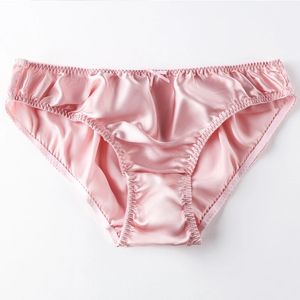 Nuove donne Mutandine di gelso Biancheria intima femminile senza cuciture Mutandine traspiranti Mutandine sexy di lusso taglie forti Slip in raso Regalo di lingerie