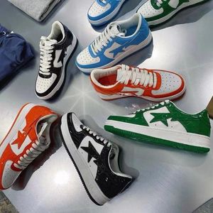 sta stas d sta casual shoes sk8 low men 여자 흑백 파스텔 그린 블루 스웨이드 남성 여성 트레이너 야외 스포츠 운동화 걷기