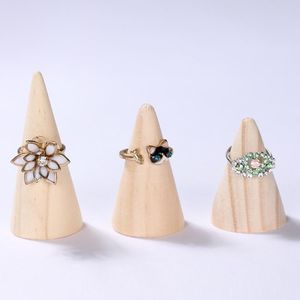 Nature Wood Rings Display Plata