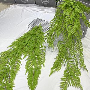 Decorative Flowers Artificial Plant Persian Grass Wall Hanging Roof Green Decoration Fern Orchid Fresh
