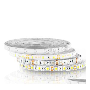 LED -remsor 100m 5050 3528 SMD Strip Lätt Pure Cool White Red Blue RGB Vattentät IP65 Icke -vattentät flexibla 300 lysdioder 12V av D DHHSK