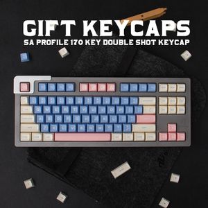 GMK Presente 172 Keys SA Perfil Shot Double Shot Keycap English Personalidade CAPS CAPS PARA TECHADO MECÂNICO 61/68/87/98/104