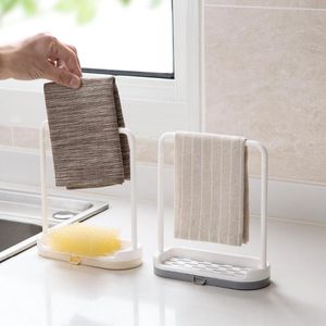 Kitchen Storage & Organization 1pc Rag Rack Dish Cloth Drain Towel Racks Borden Standaard Sponge Holder