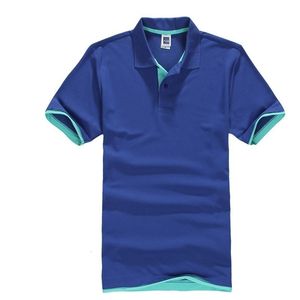 Męska marka Polos koszulka polo Men Summer Casual Cotton Short Sleeve Tops Oddychane Camisa Polo para hombre koszulki golftennis duży rozmiar 230316