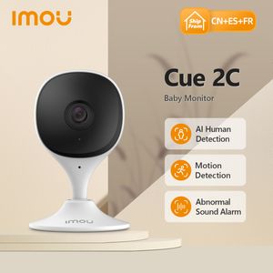 IP Cameras IMOU Cue 2c Wifi Camera Baby Monitor Camera Human Detection Compact Smart Night Vision Camera Indoor Mini Surveillance 230314