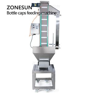 Zonesun Automatisk anpassad plast PET -flaska Bulkmössa Matning Lyft hissmaskin för produktionslinje