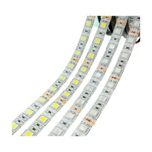 LED Strips Strip Light 5050 SMD DC 12V 60LEDS/M FEMPLEILE SINDER -COLOR -RAND für Halloween Weihnachten 100m 20 Rollen von DHS Drop Deliv DHGSX