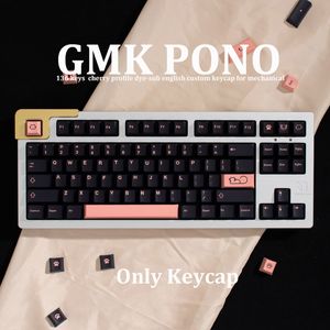 GMK PONO Large Set Cherry Profile PBT Keycap DYE-SUB English Custom Personality Keycaps For Mechanical Keyboard 61 64 68 75 84