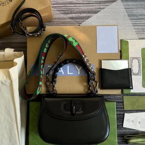 10a high-end tote äkta läder handväska mode handväska lyxig duk crossbody designer väskor womangussi väska plånbok 21cmwith box a412