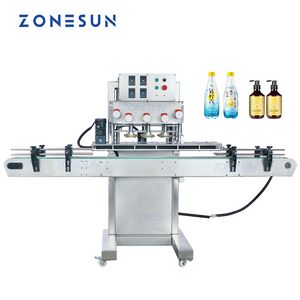 Zonesun ZS-XG440B FLIPTOP SPRAY TIRK OFF PNEUMATIC PLAST GLASS BAKKA STUDSKREV MASKNAD FÖR BURS PET