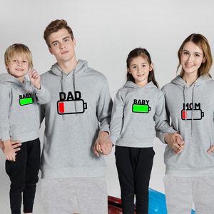 Família combina com roupas de família de roupas de família Definir Mulheres Menino Capuz de Crianças Pants Casual Fronteiro Criança Sorto Criando Crianças Pullover 230316