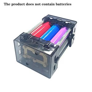 21700 18650 ABS Power Bank Cases 3X2 4X2 18650 DIY Storage Hard Box Case 4 Slot 3 Batteries Battery Holder With Container P C7Y9