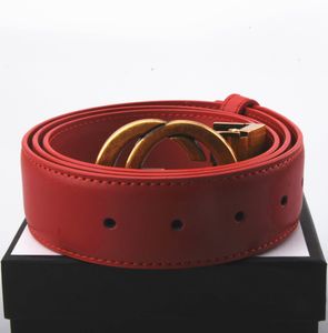 2023 M Luxury designer Belt G Buckle Fashion Genuine Leather Women Belts For men Letter Double Big gold classical Waistband 3.8cm 20 color 105-125cm