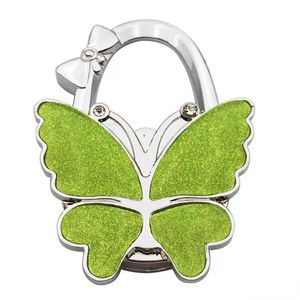 Hook Butterfly Handbag Hanger Glossy Matte Butterfly Foldable Table for Bag Purse RRA206