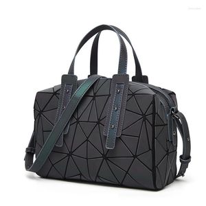 Abendtaschen Bolsa Feminina Boston Handtaschen für Mädchen Frauen Laser Pailletten Leuchtende geometrische Tasche über Schulter Crossbody 2023