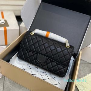 2023 neue Designer-Handtasche, Kanaltasche, Cross-Body-Kettentasche, Clutch-Klappe, Tragetaschen, Geldbörse, kariertes Veloursgarn, Geldbörse, doppelte Buchstaben, feste Haspe, Taille, quadratische Streifen