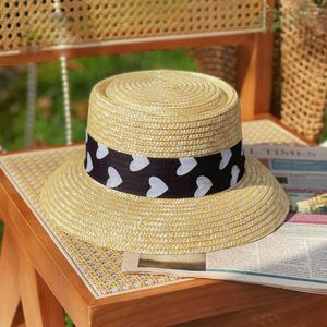 Wide Brim Hats French Retro Concave Roof Temperament Ladies 2023 Sunscreen Straw Hat Holiday Beach For Women Cute