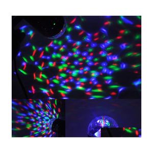 Laser Lighting Disco Light Colorf DMX 3W DJ Ruchowa głowica Obrotowy etap RGB kryształowe światła wieczorne Dostawa DHKX3