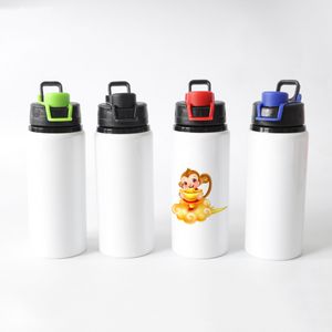 600ml American style aluminum sports bottle with heat transfer personalized printing pattern