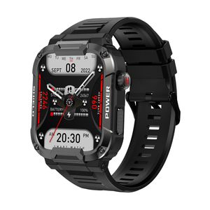 MK66 Robuste Smart Uhr Männer Große Batterie Musik Spielen Fitness Tracker Bluetooth Zifferblatt Anruf Sport Smartwatch Für Männer
