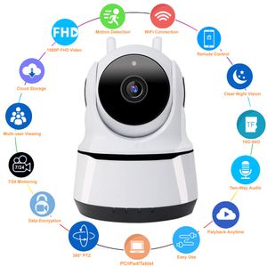 IP -kameror HD 1080p Smart Home WiFi Camera inomhus IP Säkerhetsövervakning CCTV 360 PTZ Motion Detection Baby Pet Monitor WiFi Securite Cam 230314