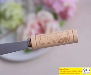 Stainless Steel Spreader with Wine Cork Handle Butter Knife Wedding Favors and Gifts Baby Shower Favors with Box