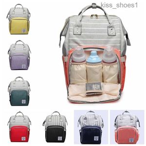 7 colors Fashion stripe Mummy Maternity Nappy Bag Large Capacity Baby Bags Travel Backpack Desinger Nursing Bag for Baby Care diaper bag