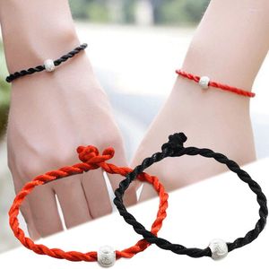 Bracelets de charme 2pcs Made Red Weave Bracelet para AMAR Protection Protection Amuleto Lucky and Friendship Braid Rope Jewelry Gift