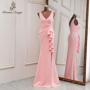 Платья для вечеринок розовые вечерние платья русалки платья для свадебных платье