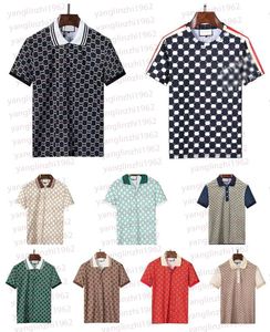 Men's Polo Shirt Luxury Italian Men's T-Shirts Short Sleeve Fashion Casual Men's Summer T-shirt Various Colors Available Size M-3XL