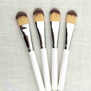 Women Foundation Makeup Brush Trähandtag Multifunktion Mask Brushes Foundation Brush Facial Makeup Tools