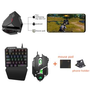 Mobile Pubg Controller Call-of-duty Converter Lingzha 2 Pro 5 in1 Tastiera e mouse da gioco per telefono Android Mobile